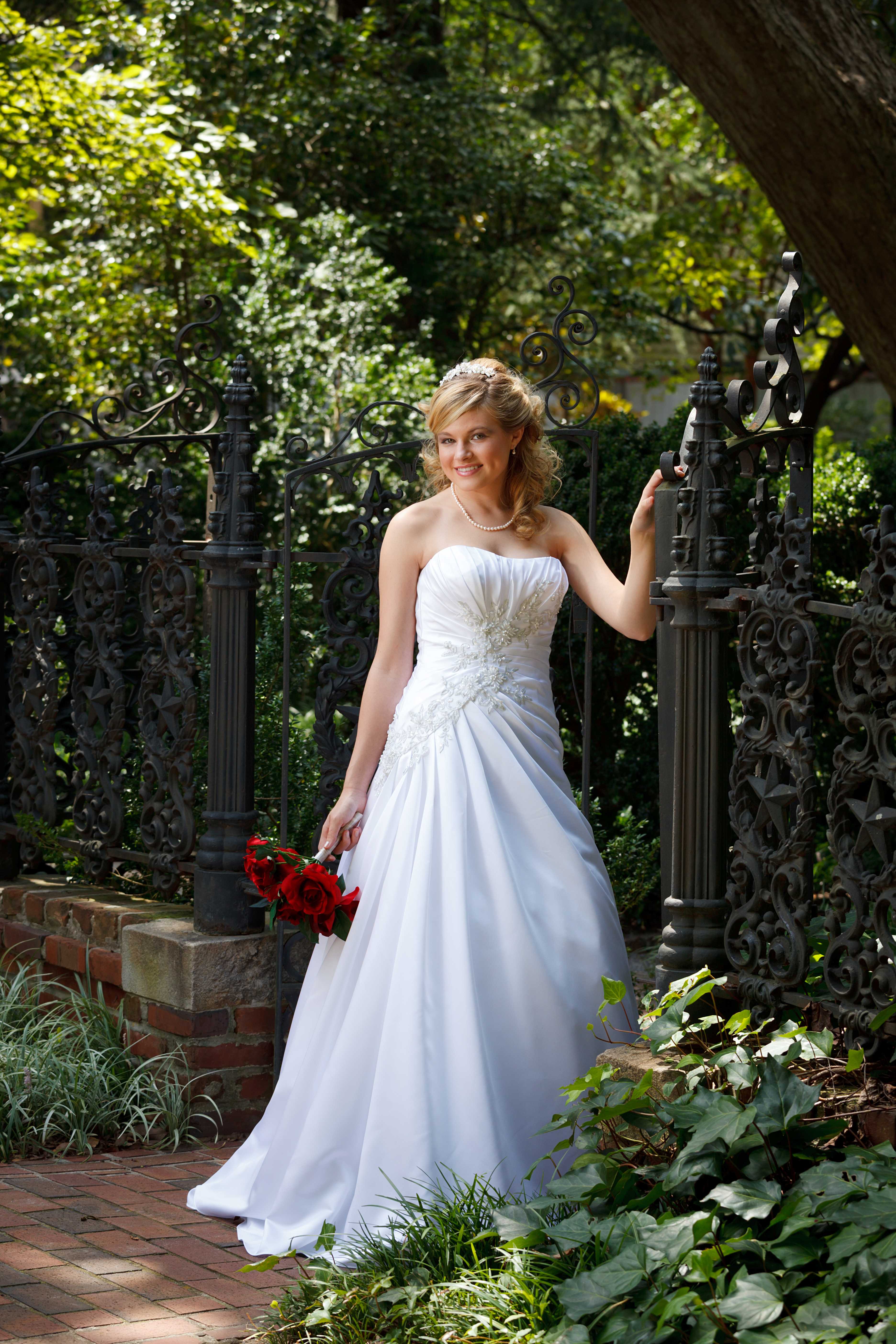 Bride in Garden